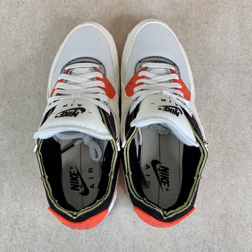 Nike Air Max III PRM 90 White Crimson New Shoes DC7856-100 Mens 5.5 / Womens 7 - Picture 9 of 12